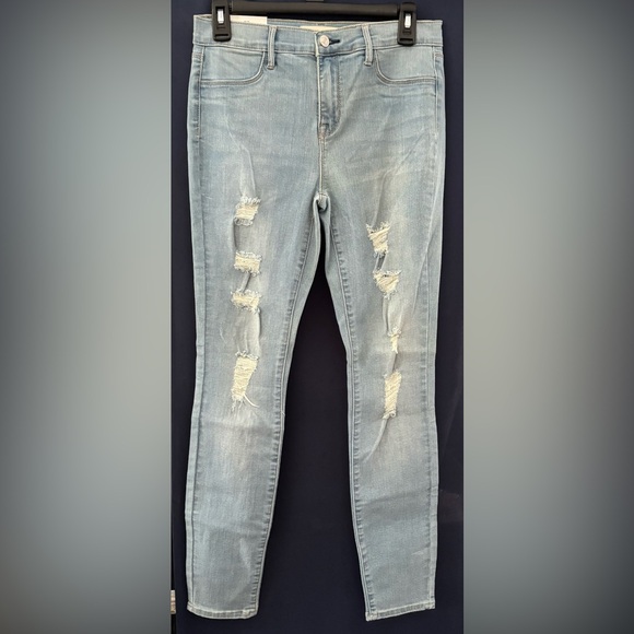 PacSun Light Blue Distressed Skinny Jeans Size 6 NWT - Picture 2 of 16